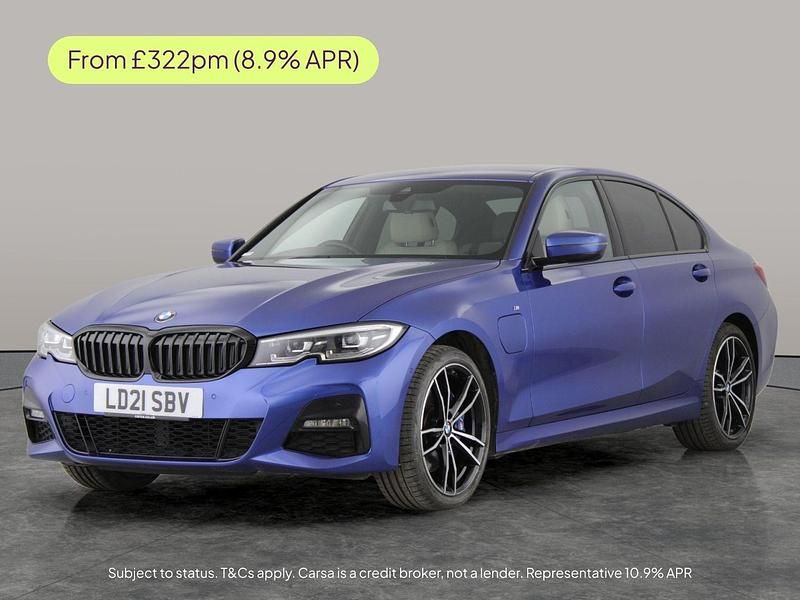 Blue Used 2021 BMW 330e M Sport Sedan | £20,479 (Good price) - Image 1/1