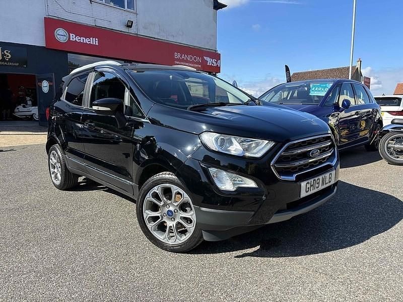 Black Used 2019 Ford Ecosport Titanium SUV | £11,295 (Fair price) - Image 1/4