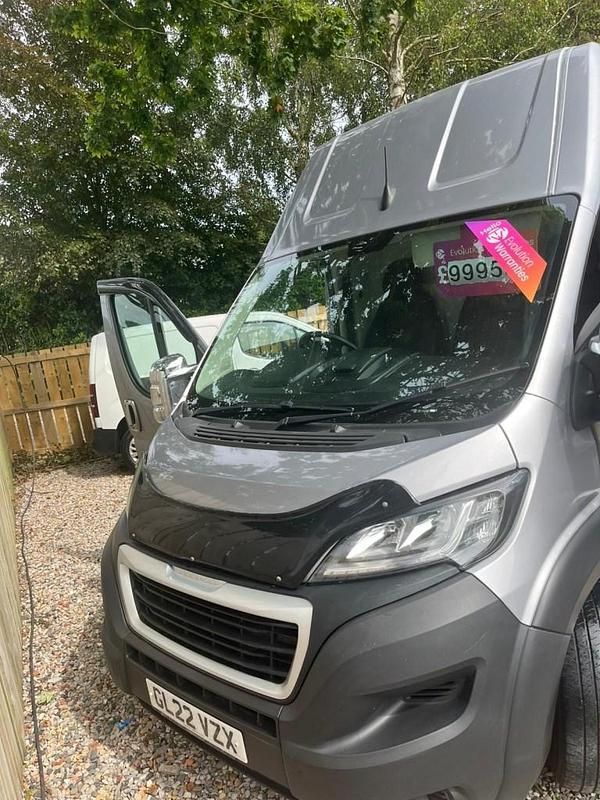 Grey Used 2022 Peugeot Boxer Van | £9,995 (Expensive) - Image 1/4