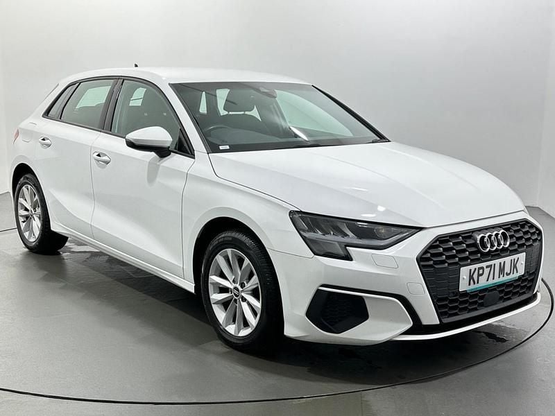 White Used 2021 Audi A3 Hatchback | £15,720 (Good price) - Image 1/3