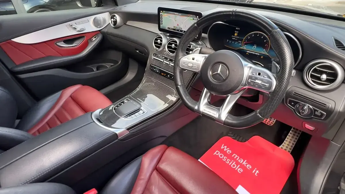 Used Mercedes GLC43 AMG Premium Plus 390 HP (286 kW) 2021 Black Coupe