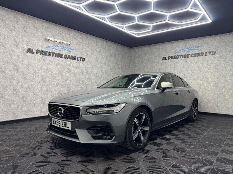 Grey Used 2018 Volvo S90 R-Design Sedan | £13,499 (Fair price) - Image 1/4
