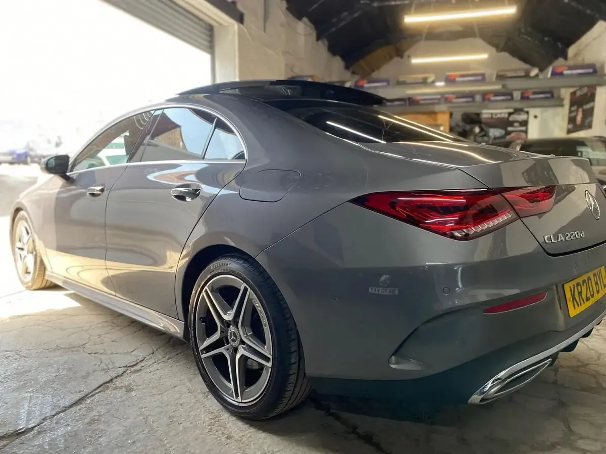 Used Mercedes CLA220 AMG line 190 HP (139 kW) 2020 Grey Sedan