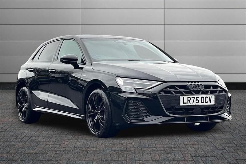 Black Used 2025 Audi A3 e-tron Black Edition Hatchback | £32,295 (Fair price) - Image 1/3