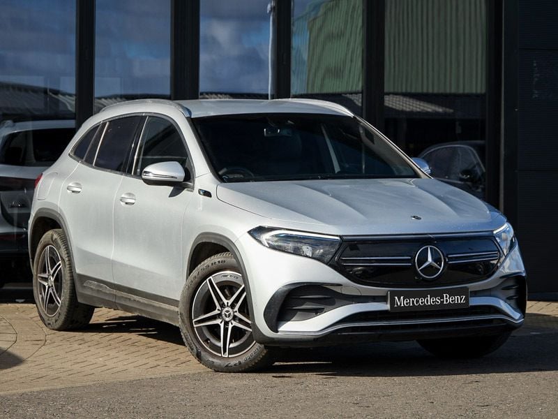 Silver Used 2021 Mercedes EQA350 AMG line SUV | £23,498 (Fair price) - Image 1/4