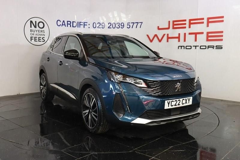 Blue Used 2022 Peugeot 3008 Premium Hatchback | £18,988 (Fair price) - Image 1/4