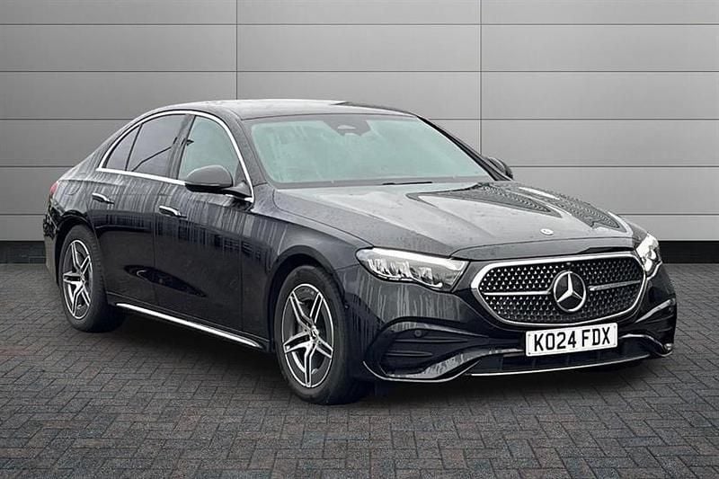 Obsidian black Used 2024 Mercedes E200 AMG line Sedan | £35,490 (Good price) - Image 1/4