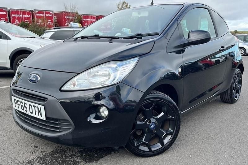 Used Ford Ka Zetec 2016 Black Hatchback