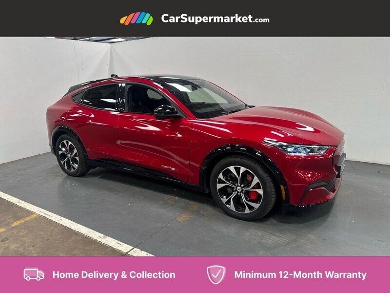 Red Used 2021 Ford Mustang Mach-E Extended Range SUV | £25,197 (Good price) - Image 1/4