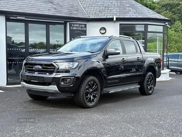 Black Used 2022 Ford Ranger Wildtrack Pickup | £17,495 (Expensive) - Image 1/4