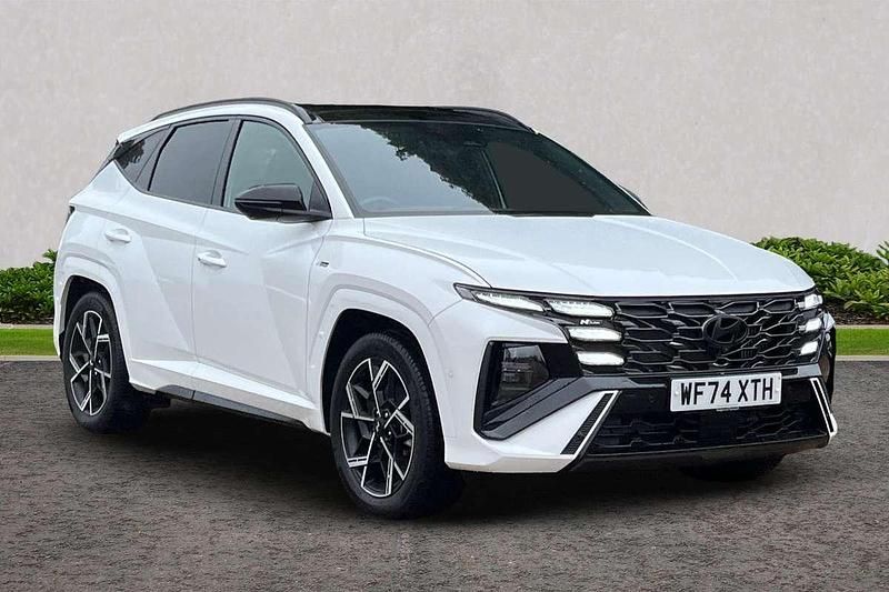 White Used 2024 Hyundai Tucson N Line SUV | £28,692 (Expensive) - Image 1/4