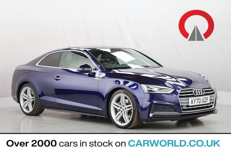 Blue Used 2020 Audi A5 S-Line Coupe | £16,400 (Good price) - Image 1/3