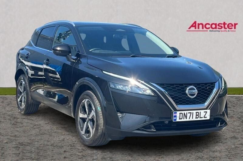 Pearl black Used 2021 Nissan Qashqai N-Connecta SUV | £19,775 (A bit pricey) - Image 1/4