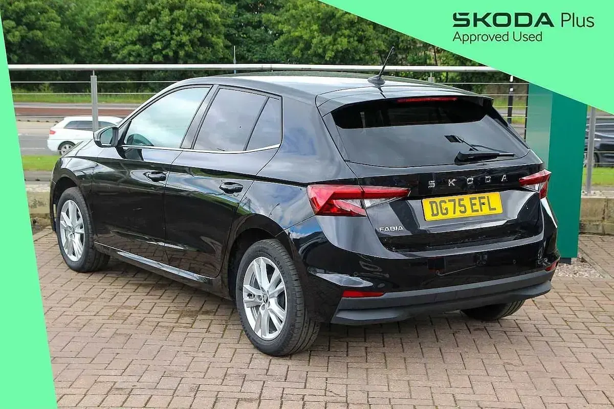 Used Skoda Fabia SE L 113 HP (83 kW) 2025 Black magic pearl effect Hatchback