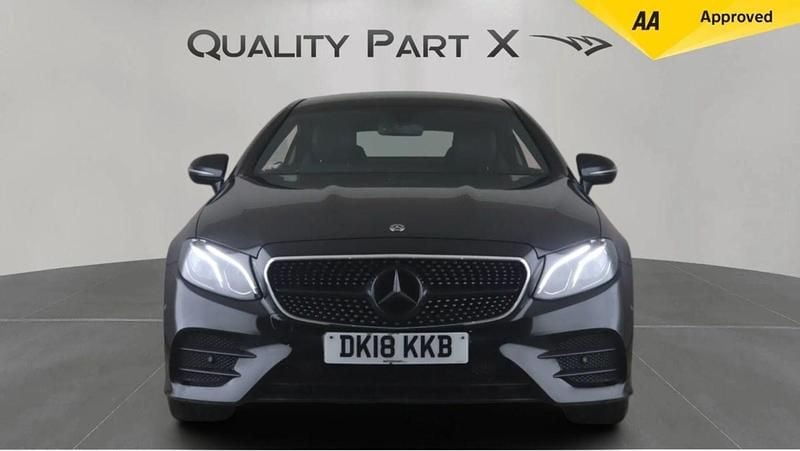 Used Mercedes E220 AMG line 194 HP (142 kW) 2018 Black Coupe