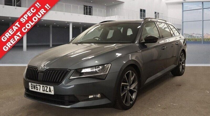 Grey Used 2018 Skoda Superb SportLine Estate | £14,490 (Good price) - Image 1/4