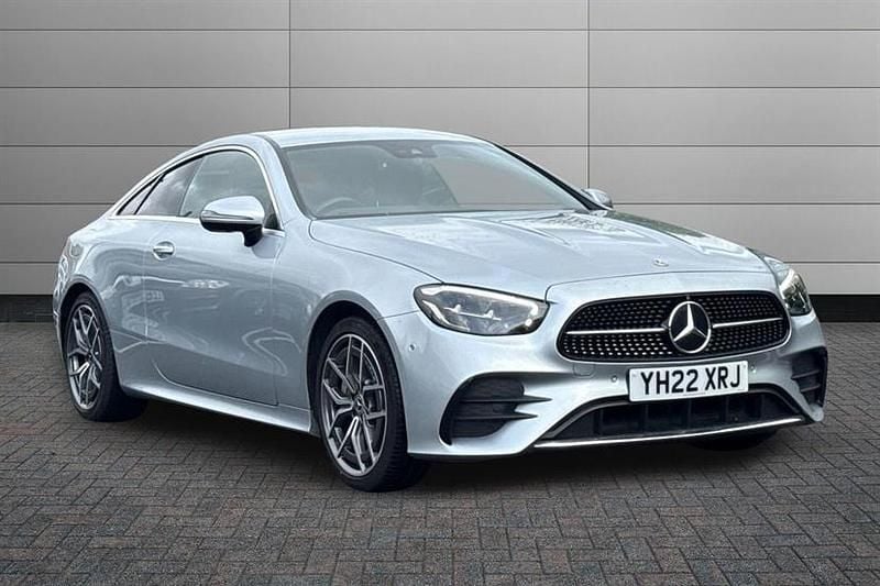 High tech silver Used 2022 Mercedes E300 AMG Line Premium Coupe | £30,700 (Fair price) - Image 1/4