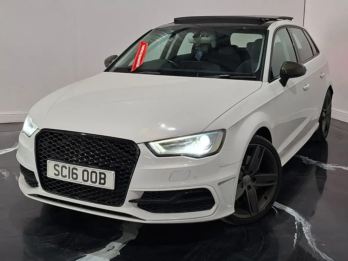 Used Audi S3 Sportback Design 300 HP (220 kW) 2016 White Hatchback