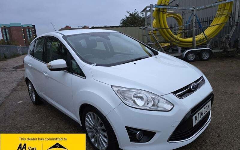White Used 2014 Ford C-MAX Titanium MPV | £5,280 (Fair price) - Image 1/4