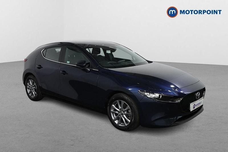Blue Used 2023 Mazda 3 Center-Line Hatchback | £17,499 (Fair price) - Image 1/4