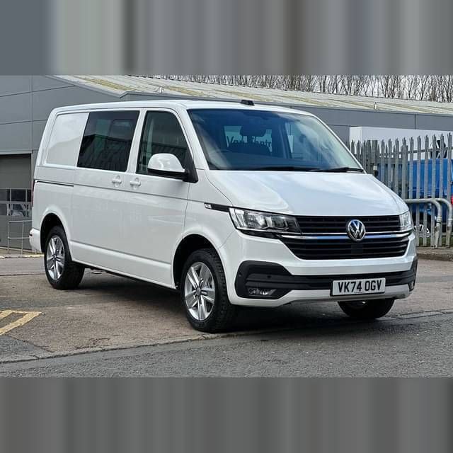 Candy white Used 2024 VW T6.1 Highline Van | £34,690 (Fair price) - Image 1/4
