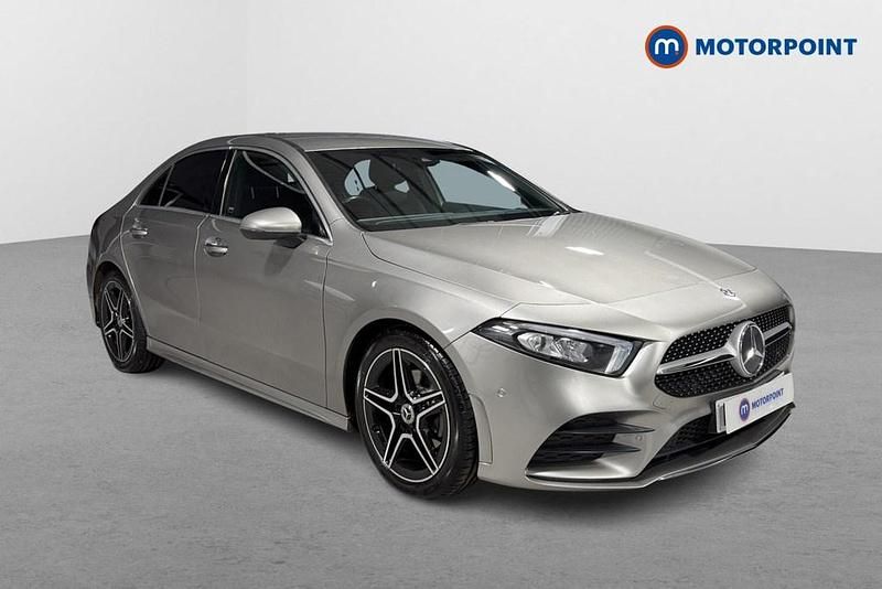 Used Mercedes A180 AMG Line Premium 116 HP (85 kW) 2019 Silver Sedan