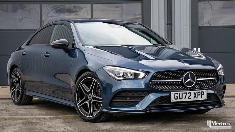 Blue Used 2022 Mercedes CLA200 Executive Coupe | £23,990 (Fair price) - Image 1/4