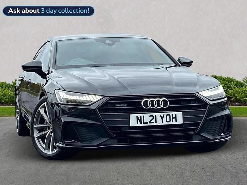 Black Used 2021 Audi A7 Black Edition Hatchback | £30,428 (Fair price) - Image 1/4