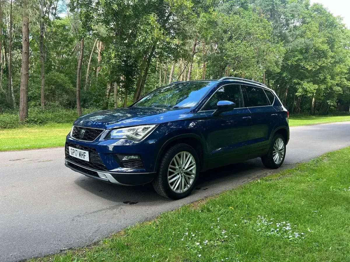 Used Seat Ateca XCELLENCE 150 HP (110 kW) 2017 Blue SUV