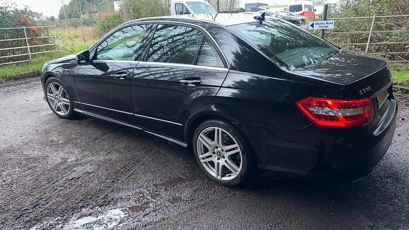 Used Mercedes E350 2013 Black Sedan