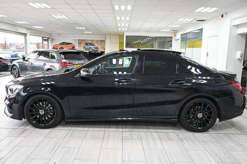 Used Mercedes CLA220 AMG line 170 HP (125 kW) 2019 Black Sedan