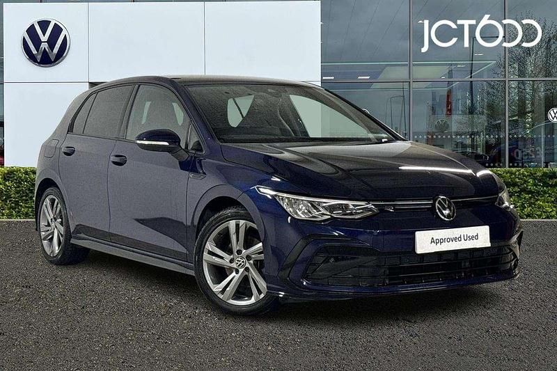Blue Used 2020 VW Golf VIII R-line Hatchback | £21,805 (A bit pricey) - Image 1/4