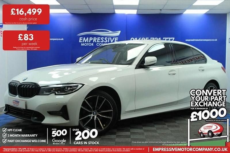 Used BMW 320 Sport Line 190 HP (139 kW) 2019 White Sedan