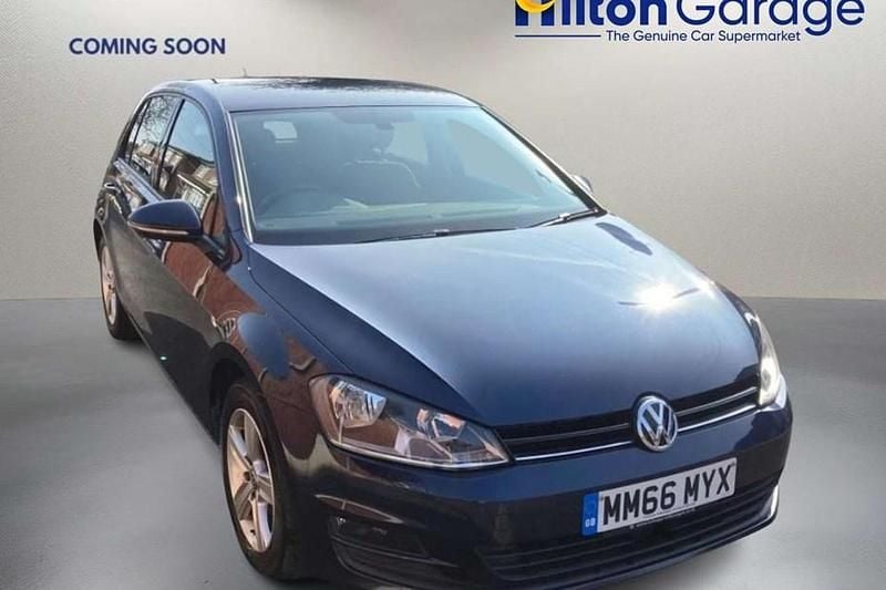 Used VW Golf VII Edition 125 HP (91 kW) 2016 Blue Hatchback