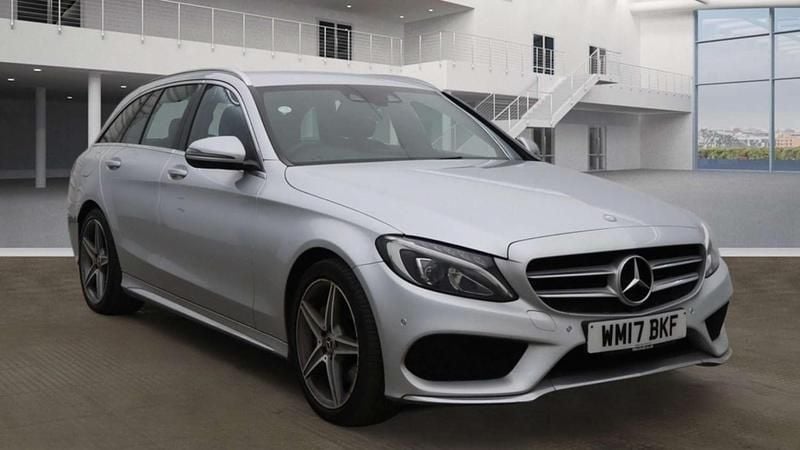 Used Mercedes C220 AMG line 2017 Silver Estate