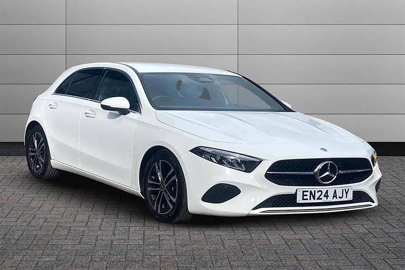 White Used 2024 Mercedes A180 Executive Hatchback | £24,490 (A bit pricey) - Image 1/4