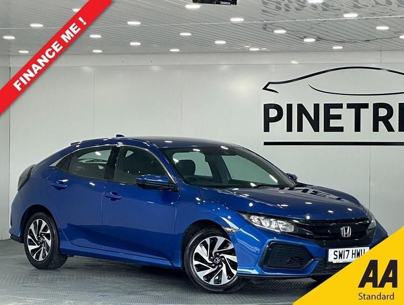 Used Honda Civic SE 129 HP (94 kW) 2017 Blue Hatchback