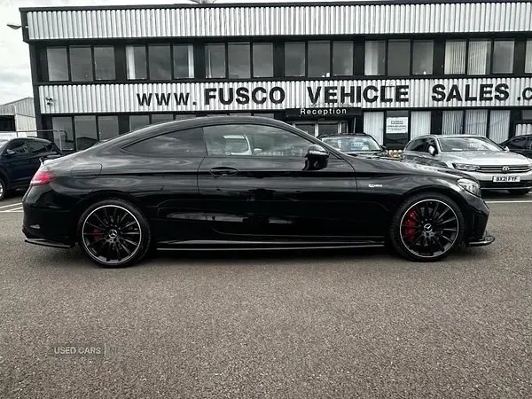 Second-hand Mercedes C43 AMG Premium Plus 390 CP (286 kW) 2020 Negru Coupe