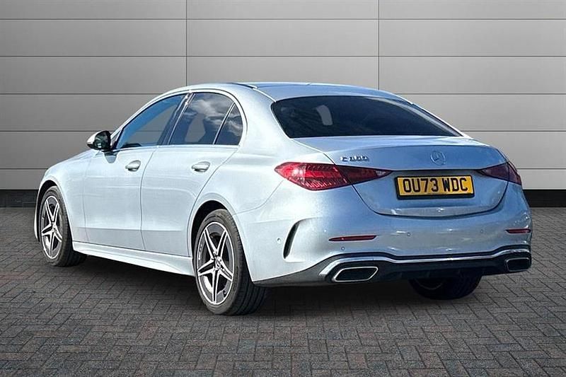Used Mercedes C300 AMG line 258 HP (189 kW) 2023 Silver Sedan
