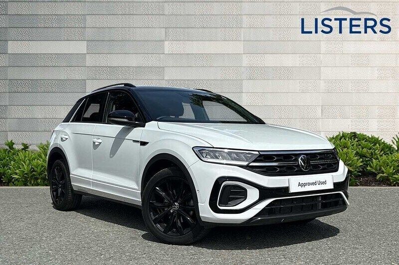 Pure white Used 2023 VW T-Roc R-line SUV | £25,600 (Fair price) - Image 1/4