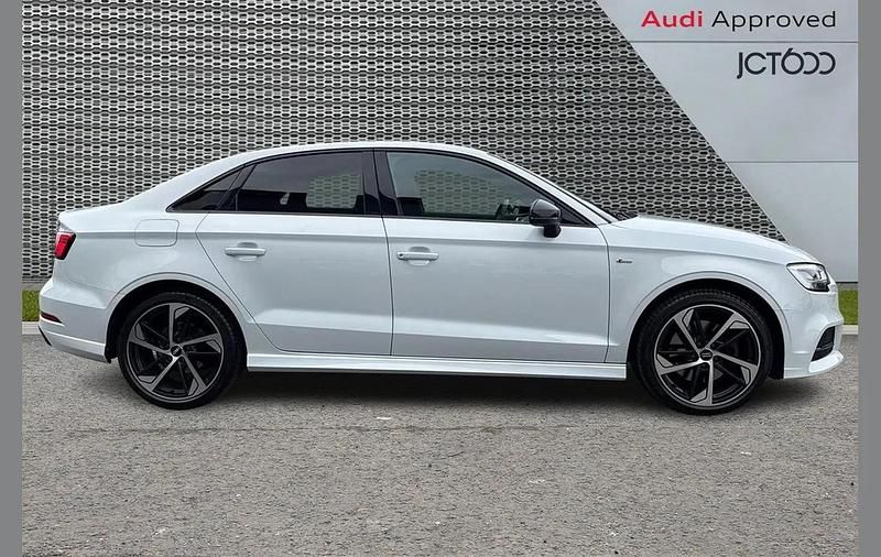 Used Audi A3 Black Edition 147 HP (108 kW) 2020 White Sedan