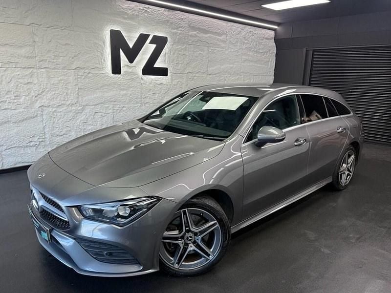Grey Used 2021 Mercedes CLA250e Shooting Brake AMG line Estate | £12,465 (Expensive) - Image 1/3