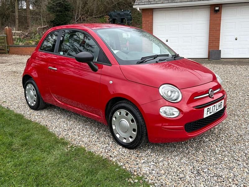 Used Fiat 500 Pop 2017 Red Hatchback