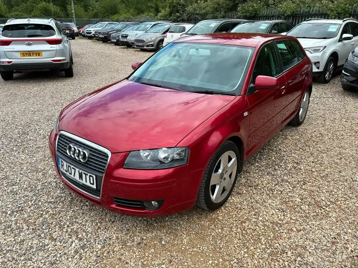 Used Audi A3 160 HP (117 kW) 2007 Red Hatchback