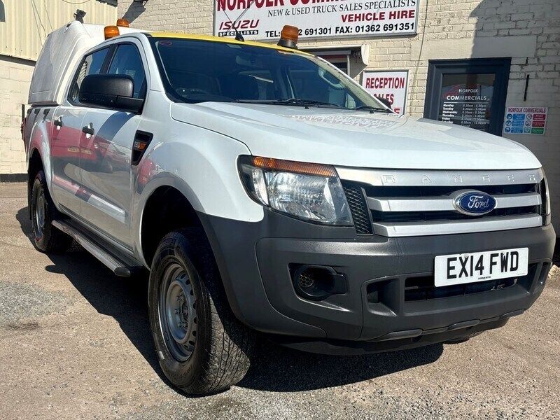 White Used 2014 Ford Ranger XL Pickup | £9,995 (Good price) - Image 1/4