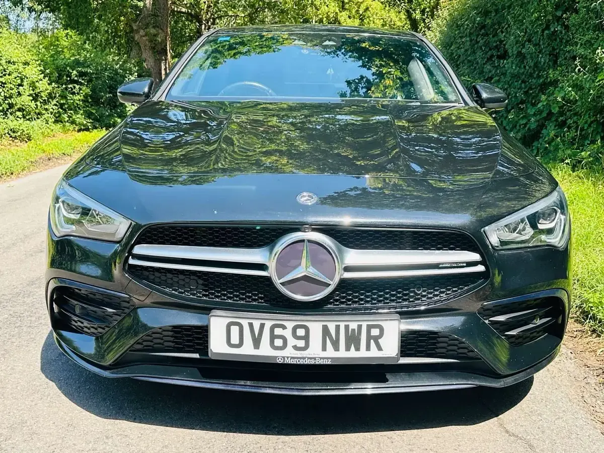 Used Mercedes CLA35 AMG Premium 306 HP (225 kW) 2019 Black Coupe