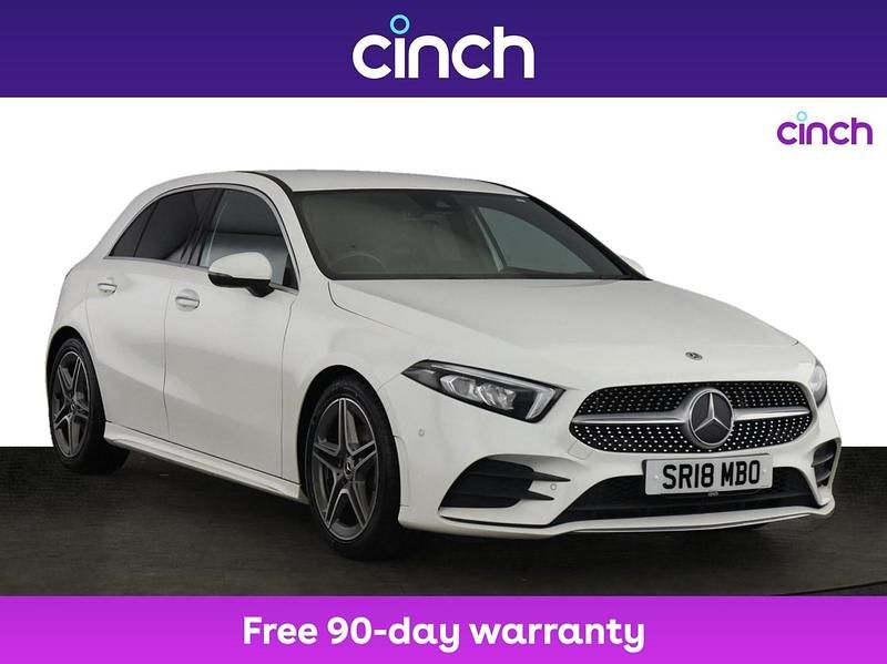 White Used 2018 Mercedes A200 AMG Line Premium Hatchback | £14,999 - Image 1/3