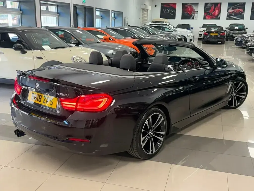 Used BMW 420 Sport Line 184 HP (135 kW) 2018 Black Cabriolet
