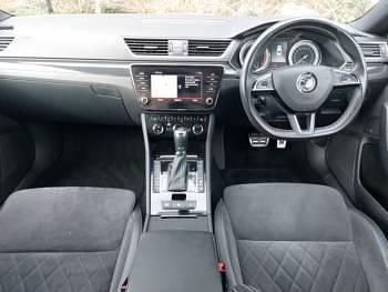 Used Skoda Superb SportLine 150 HP (110 kW) 2019 White Hatchback