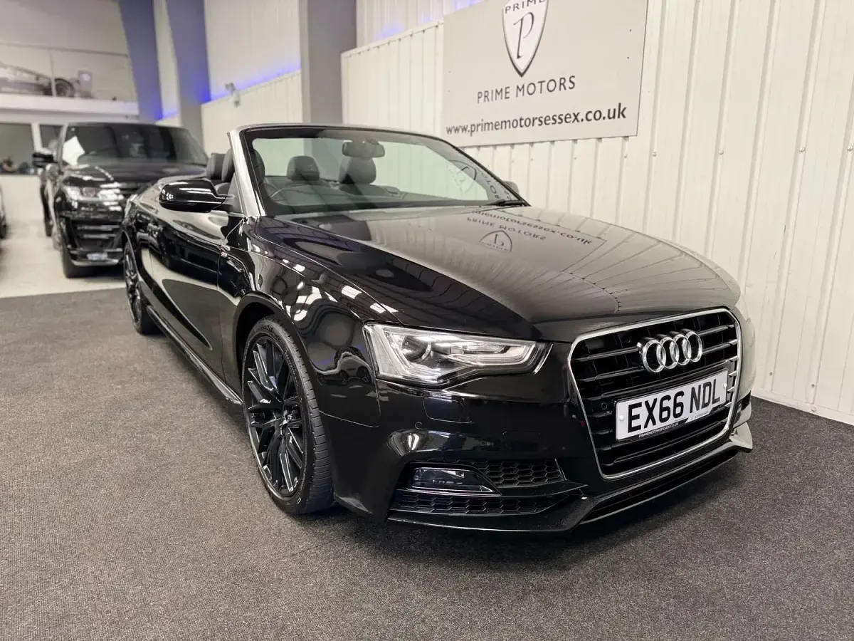 Used Audi A5 Cabriolet S-Line 2016 Black Cabriolet